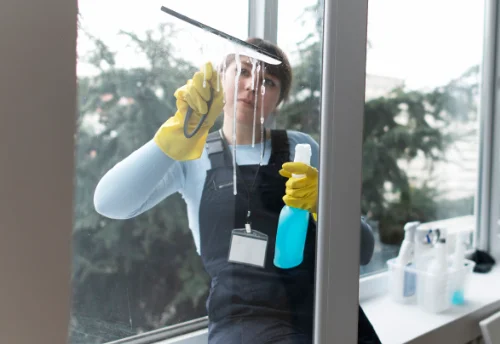 Nettoyage de vitres intérieures et extérieures à Crouy